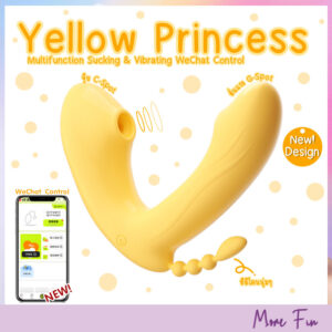 Yellow Princess Multifunction Sucking & Vibrating (พร้อมส่ง)