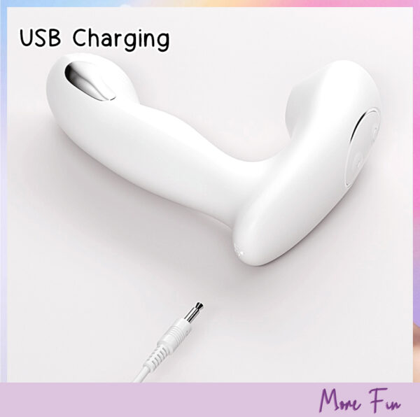 White Shock 2in1 Sucker&Double Vibrators (พร้อมส่ง) - Image 10
