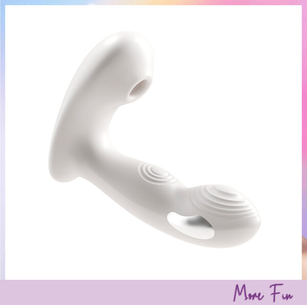 White Shock 2in1 Sucker&Double Vibrators (พร้อมส่ง) - Image 13