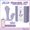 JULIA Wearable APP Panty Double Vibrator (พร้อมส่ง)