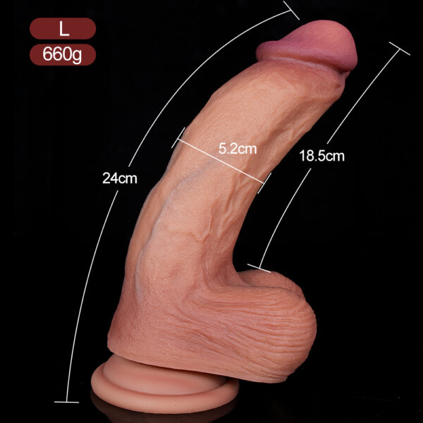 Realistic Soft Dildo S-M-L (พร้อมส่ง) - Image 9