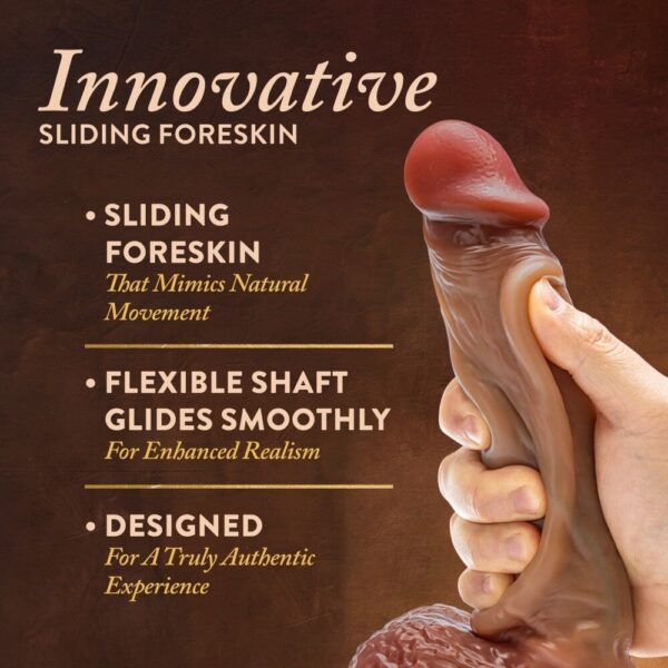 Renaissance By Blush® | Raphael 9.5 Inch Realistic With Sliding Foreskin & Squeezable Balls (พร้อมส่ง) - Image 2