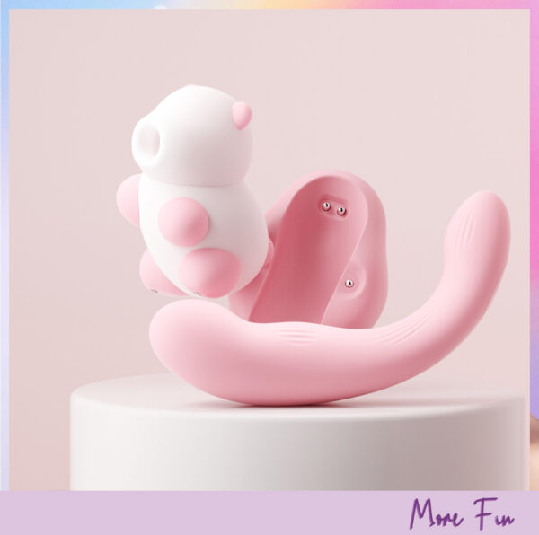 PAPA BEAR 2in1 Double Vibrating&Sucking (พร้อมส่ง) - Image 8