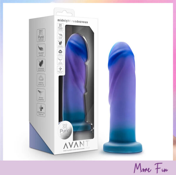 Avant By Blush® | Midnight Rendezvous Artisan 7.5 Inch Dildo (พร้อมส่ง)