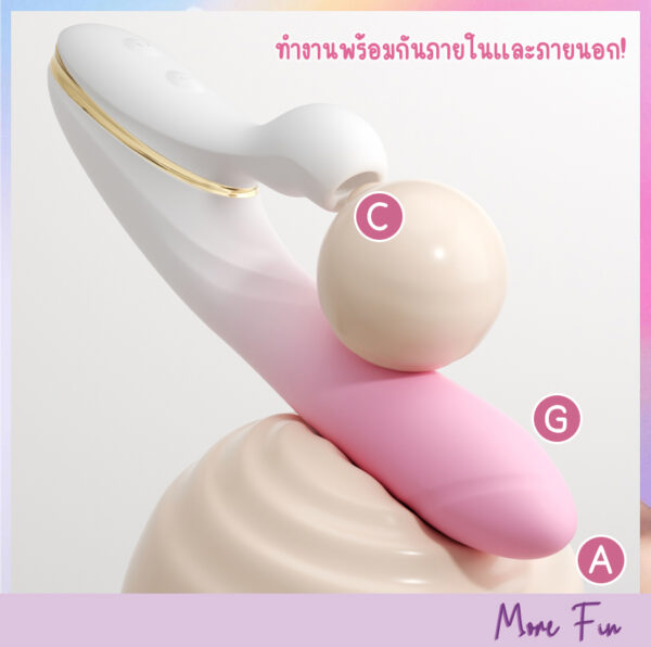 Gradually Sakura 2in1 Thrusting Vibrating&Sucking Auto Heating - Image 3