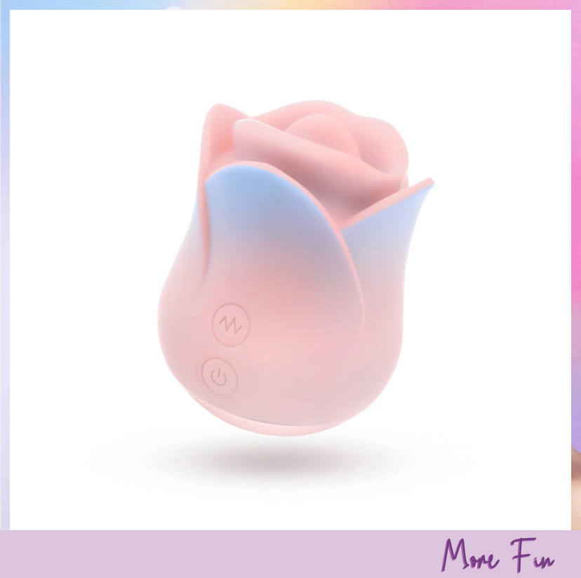 Blush Kissing Rose Floral Vibrator With ‘French Kiss’ (พร้อมส่ง) - Image 11