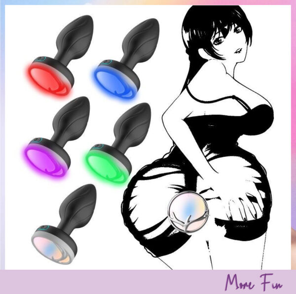 Anal Plug Vibrator&Lights With Remote Control (พร้อมส่ง) - Image 6