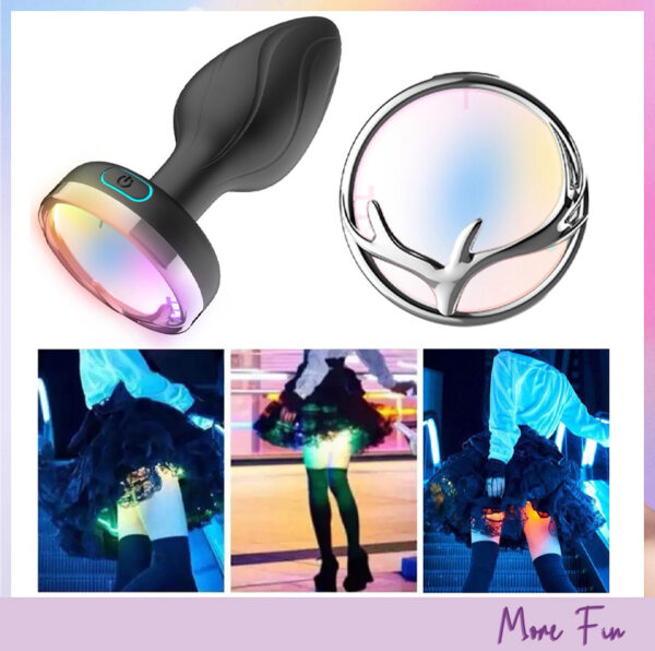 Anal Plug Vibrator&Lights With Remote Control (พร้อมส่ง) - Image 5
