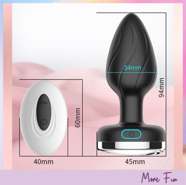 Anal Plug Vibrator&Lights With Remote Control (พร้อมส่ง) - Image 8