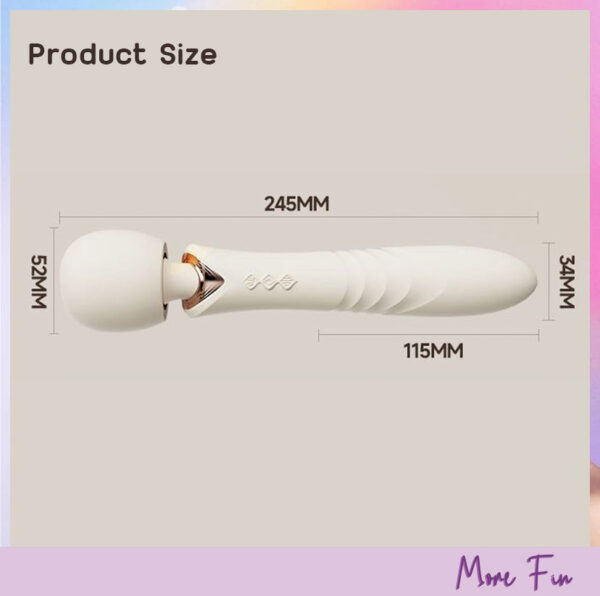 JIUUY Maria AV 2in1 Vibrating Massage & Thrusting (พร้อมส่ง) - Image 9