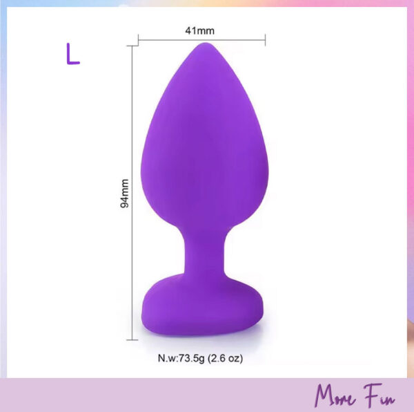 Purple Anal Plug Set 3 size (พร้อมส่ง) - Image 4