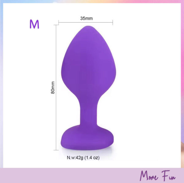 Purple Anal Plug Set 3 size (พร้อมส่ง) - Image 3