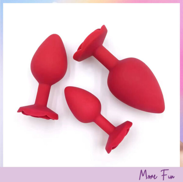 Rose Anal Plug Set 3 size (พร้อมส่ง) - Image 2