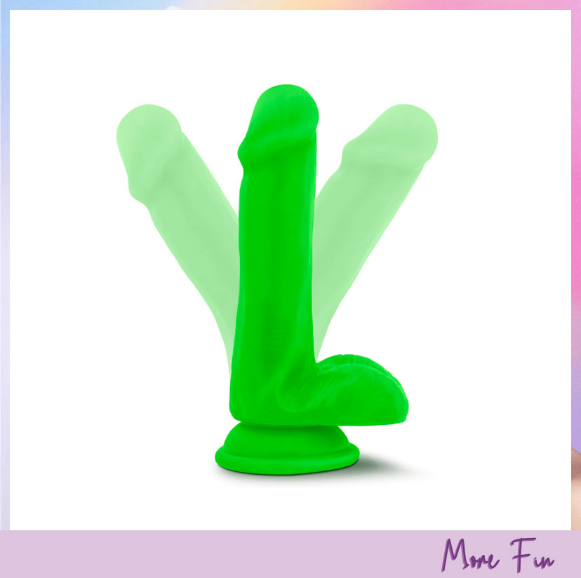 Blush Neo Elite 6.5" Realistic Silicone Dildo Green (พร้อมส่ง) - Image 5