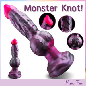 Monster Dildo with realistic shaped knot (พร้อมส่ง)
