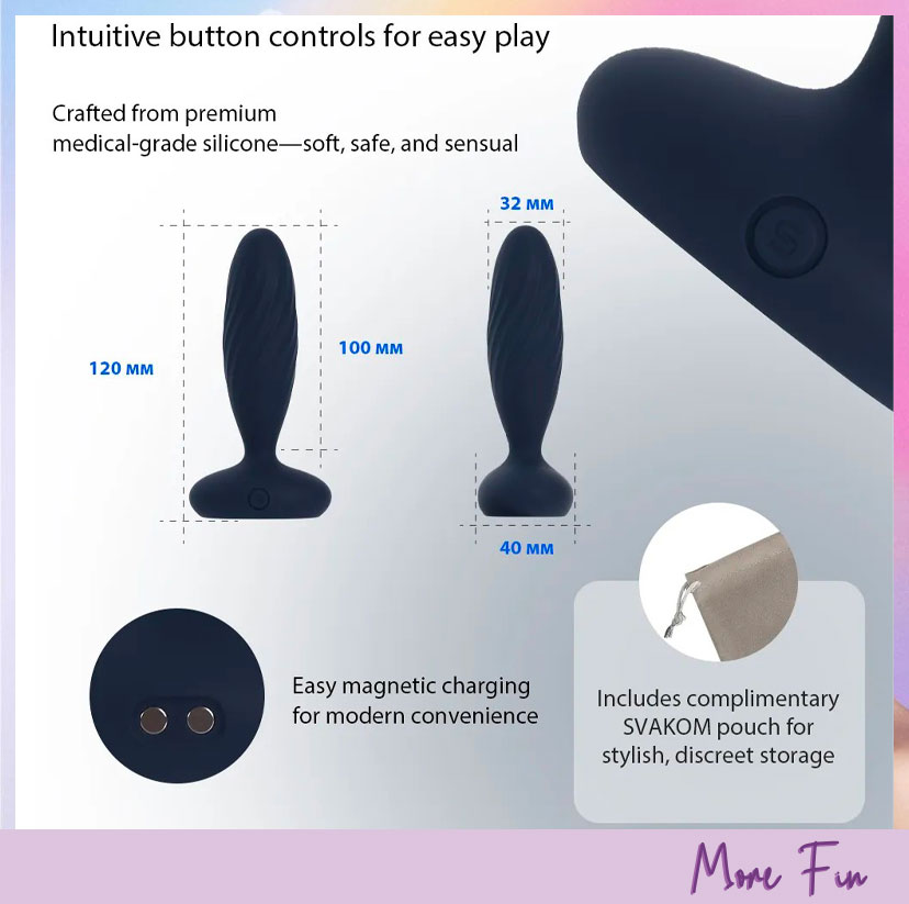 SVAKOM JORDAN Interactive Thrusting Anal Vibrator (พร้อมส่ง) - Image 2