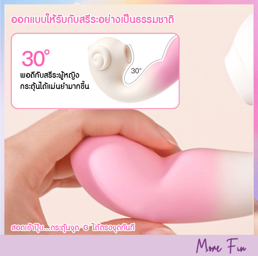 ZEMALIA Fairy Wings 3in1 Suction Vibrator finger motion App Control (พร้อมส่ง) - Image 7