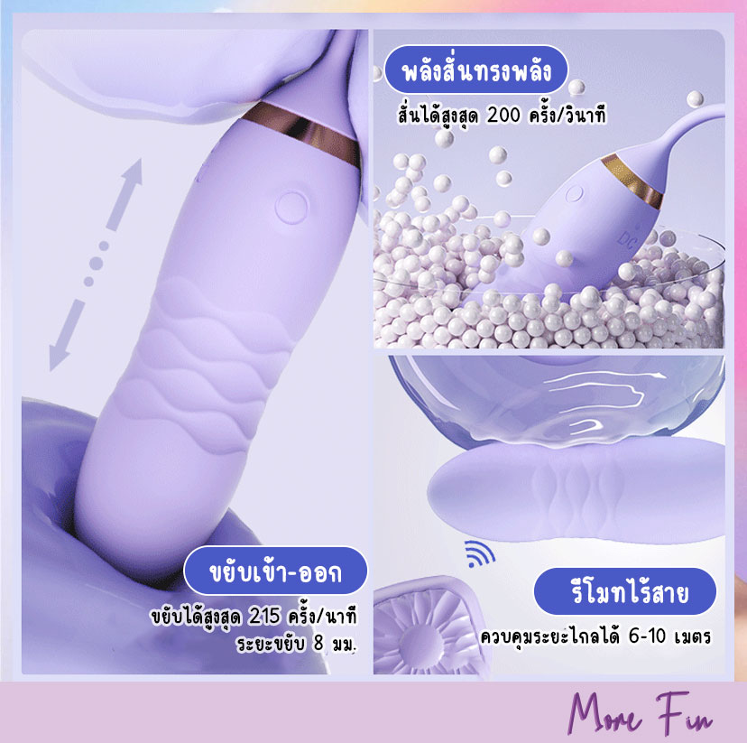 Ankni Lilac Mochi Wireless Remote Vibrator (พร้อมส่ง) - Image 2